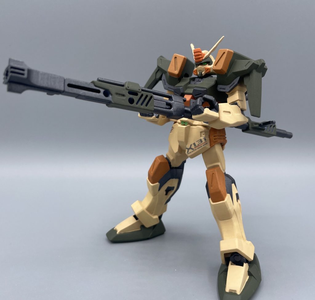 対装甲散弾砲 【前】ガンランチャー・【後ろ】収束火線ライフルの順に連結させた広域制圧モードです。密集した敵や、高速移動する敵に対して効果を発揮したようです。※手が届かず、”両手持ち” は難しいので、写真の角度で誤魔化しています(笑)