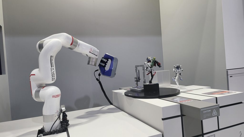 スキャンされる姿。