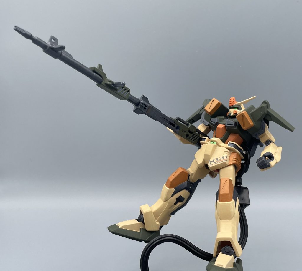 グゥレイトォ!! バスターと言えば、2門の長筒をガチャン☆と連結させるモーションがカッコいいんですよね! このコレクションシリーズだと劇中再現は難しいですが、やはり連結させると長さが出て迫力がありますね。