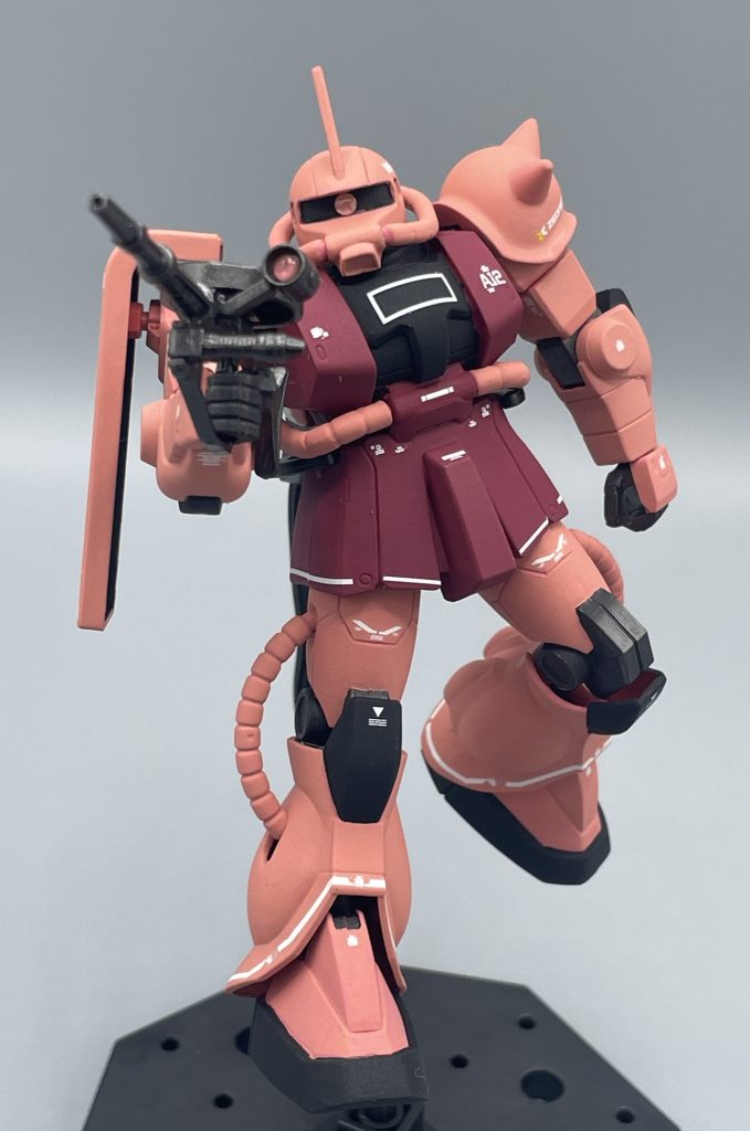 【FG】シャア専用ザク【筆塗り全塗装】–5枚目/制作者：キャンプラ