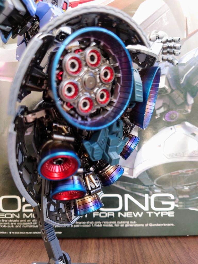 バーニアはチタン焼色塗装