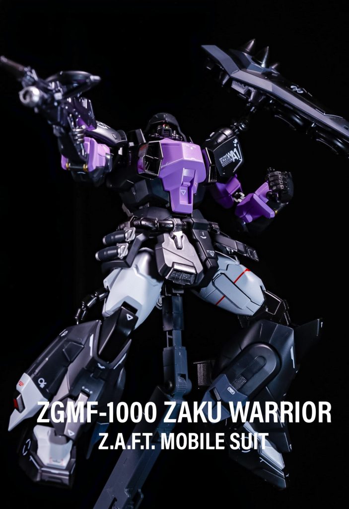 とにかく、マッシブでプロポーションがいいこのザク。どんなポージングを取らせてもバッチリ決まりますね♪👍ただし、肩関節の骨折が怖くてあまり動かせないですけどね…😅