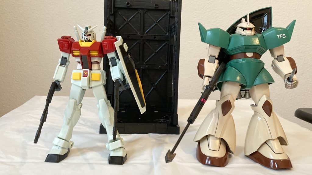 ガンゲルは並べるとなんか良いですよね。