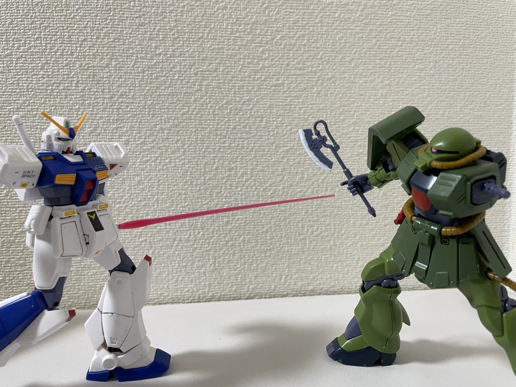 ラストシーンを再現。