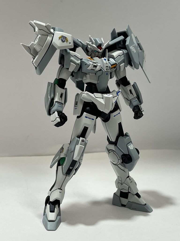 本機はリボンズ率いるイノベイター勢力とソレスタルビーイングの決戦の後、シェリリン・ハイドが独自に考案した「アステルプロジェクト」における試作段階の1号機と呼べるものである。「アステルプロジェクト」とはシェリリン・ハイドが考案した、ダブルオーガンダムの強化プランである。オーライザー無しでの起動ではツインドライブを完全に克服できなかったため、本来導入されるはずだった武装プランがいくつか存在したものの白紙となったものばかりだった。そこでシェリリンはそれらのプランを実行できるよう、本体のみでツインドライブを克服できるような機体を考えた。そのためには、ツインドライブや機体の運用データが必要になる。そこで本機はプロジェクト実行のための素体の準備を整える役割にある。