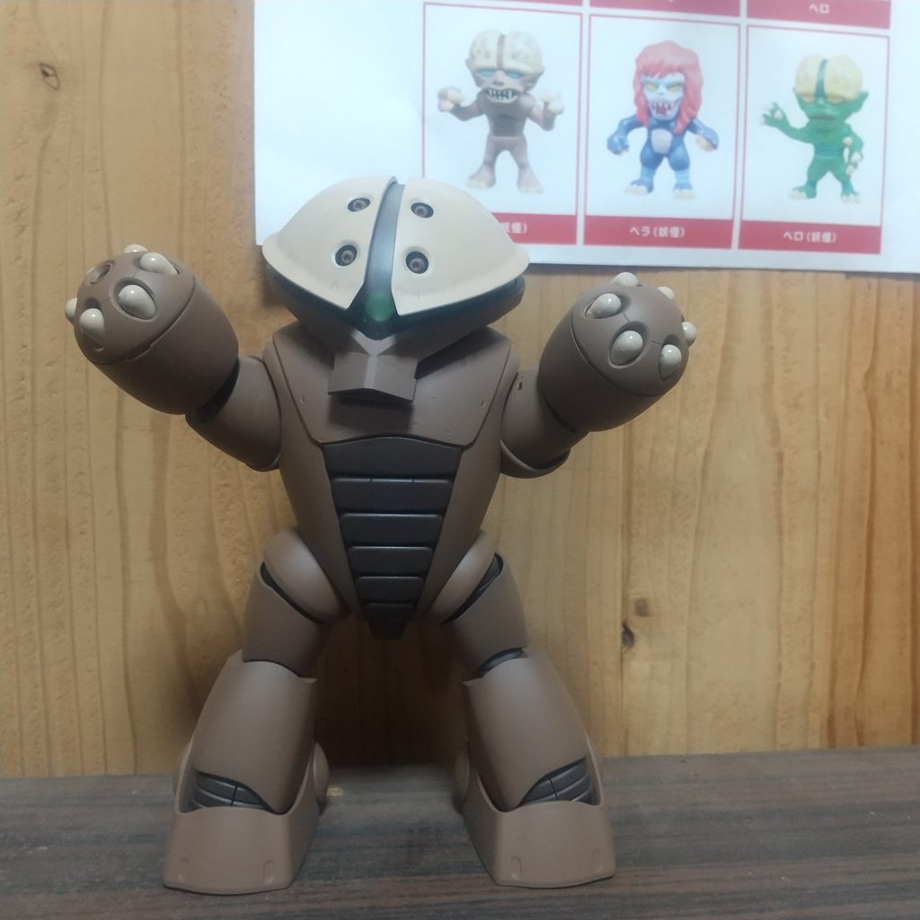 ベムッガイ（ベム✕アッガイ）を塗り終わった後、お、これはええ感じ💞って思った👍