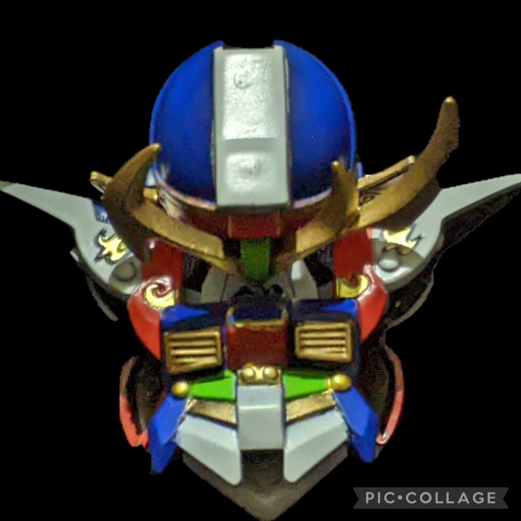 剣聖の鎧　( 塗り分け大変だった……)