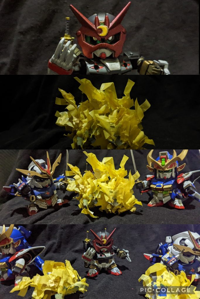 烈破頑駄無「 忍法！マスキング隠れの術！！」烈光「 インチキ忍法！！」烈空「 敗れたりっ！！」烈破頑駄無「 オーマイガー……」