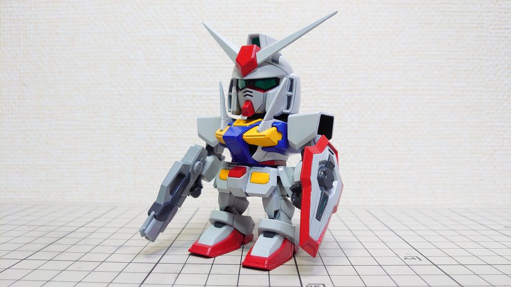 スミ入れ前のOガンダム