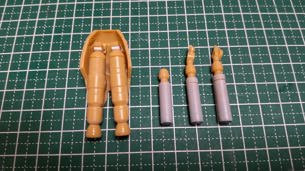 各プロペラントタンクは大型化、スカート内タンクは別キットより流用。