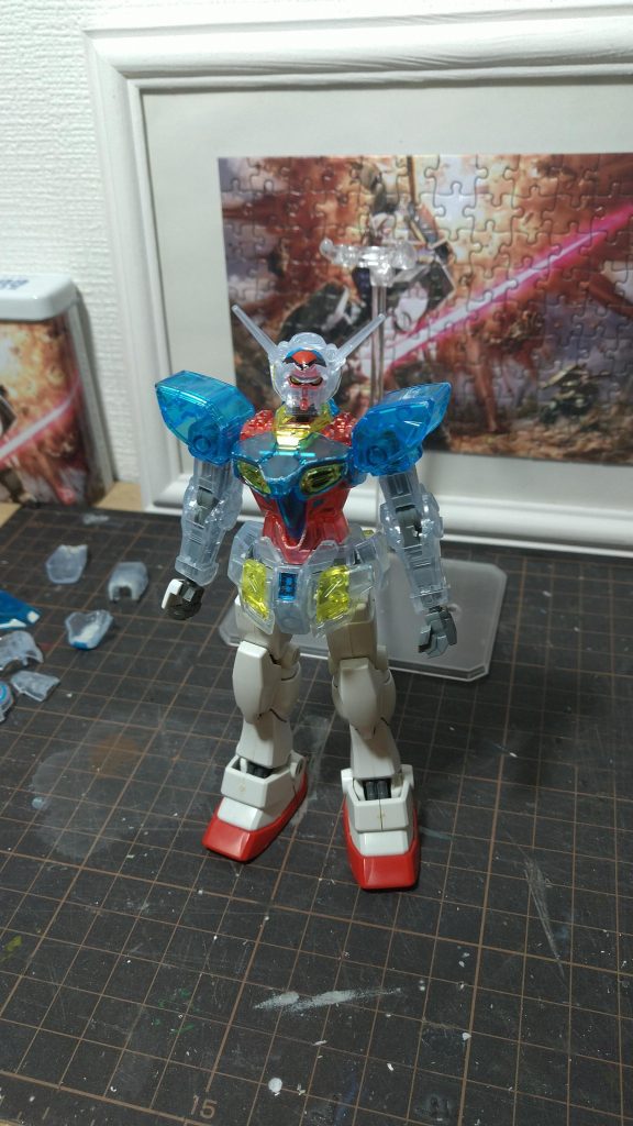 仮組み。あまり違和感がない感じで一安心。