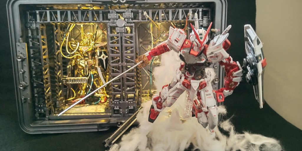 Orbの2体でパシャリ！40年ぶりのガンプラ作成 なかなか思い通りになりませんでしたが、でも楽しすぎます！  最後までご覧いただきありがとうございました。