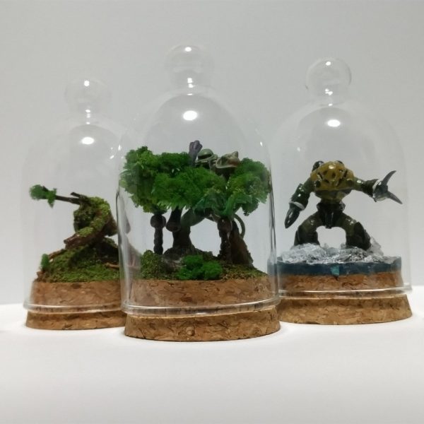 ペプシガンダムボトルキャップのミニジオラマ