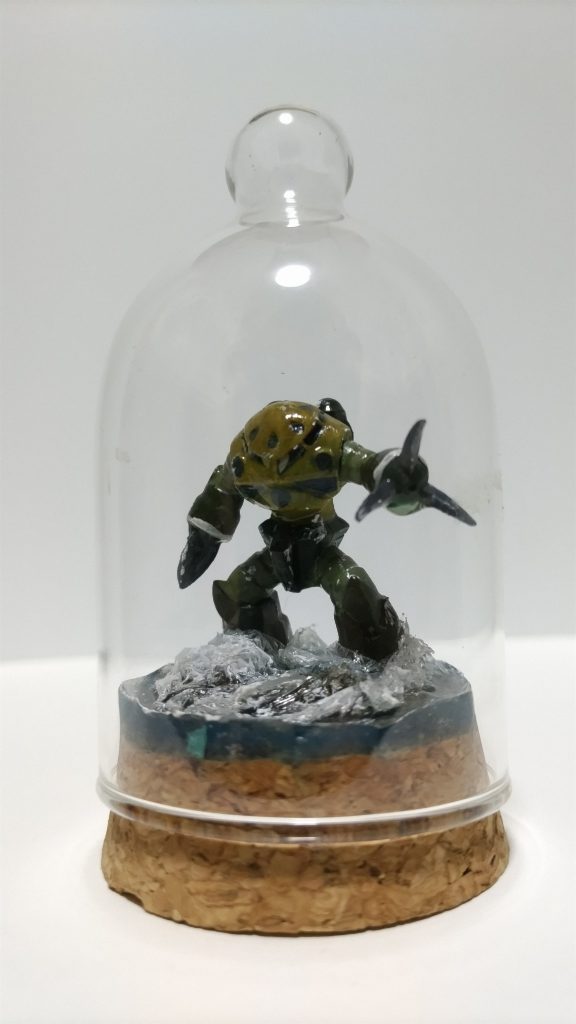 ［ トリントン攻防 ］ガンダムユニコーンに登場するジオン残党のズゴックをジオラマにしてみました。元々はノーマルズゴックだったものを超雑にリペイントしてます笑