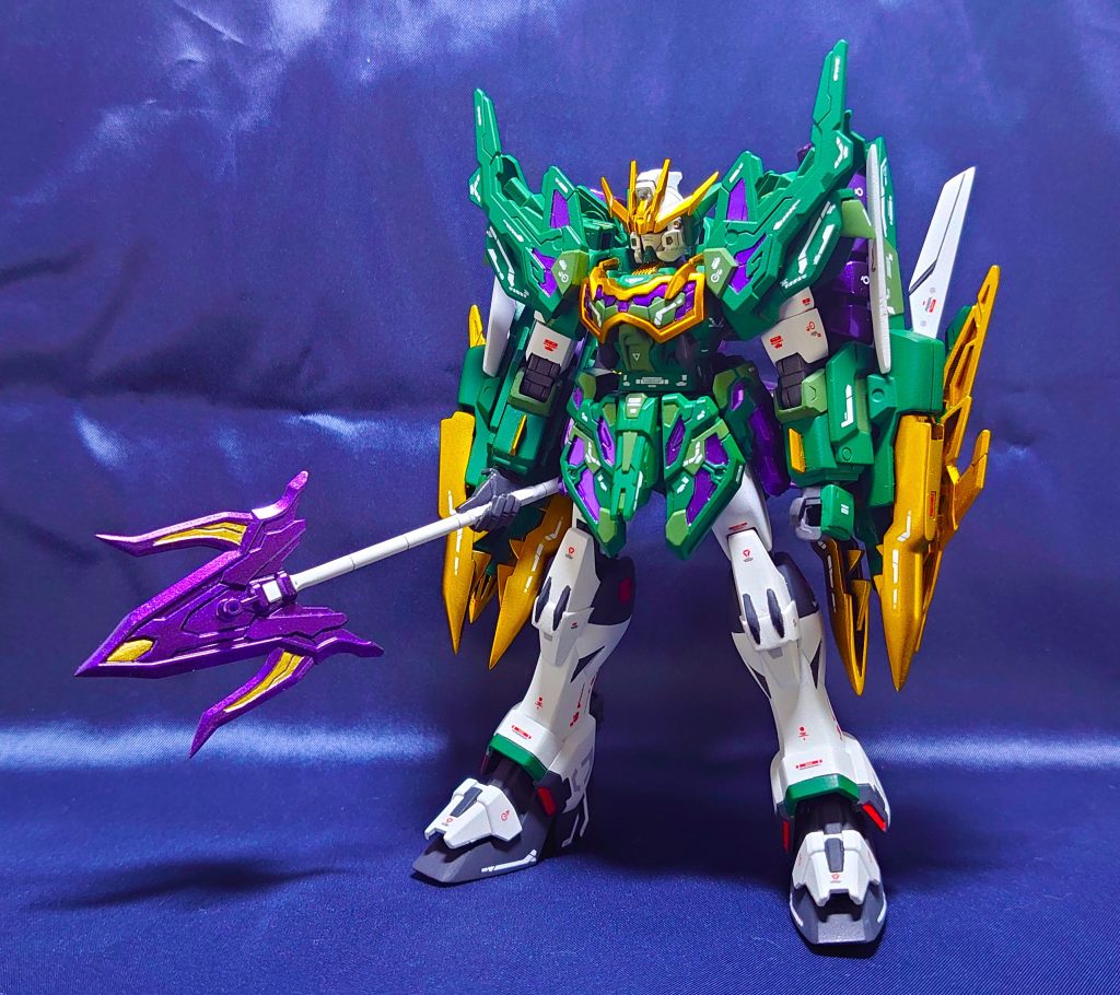 別背景その2、ライトの種類と配置を変えた物です。個人的には好きな背景ですが、白が一番しっくり来ますね。