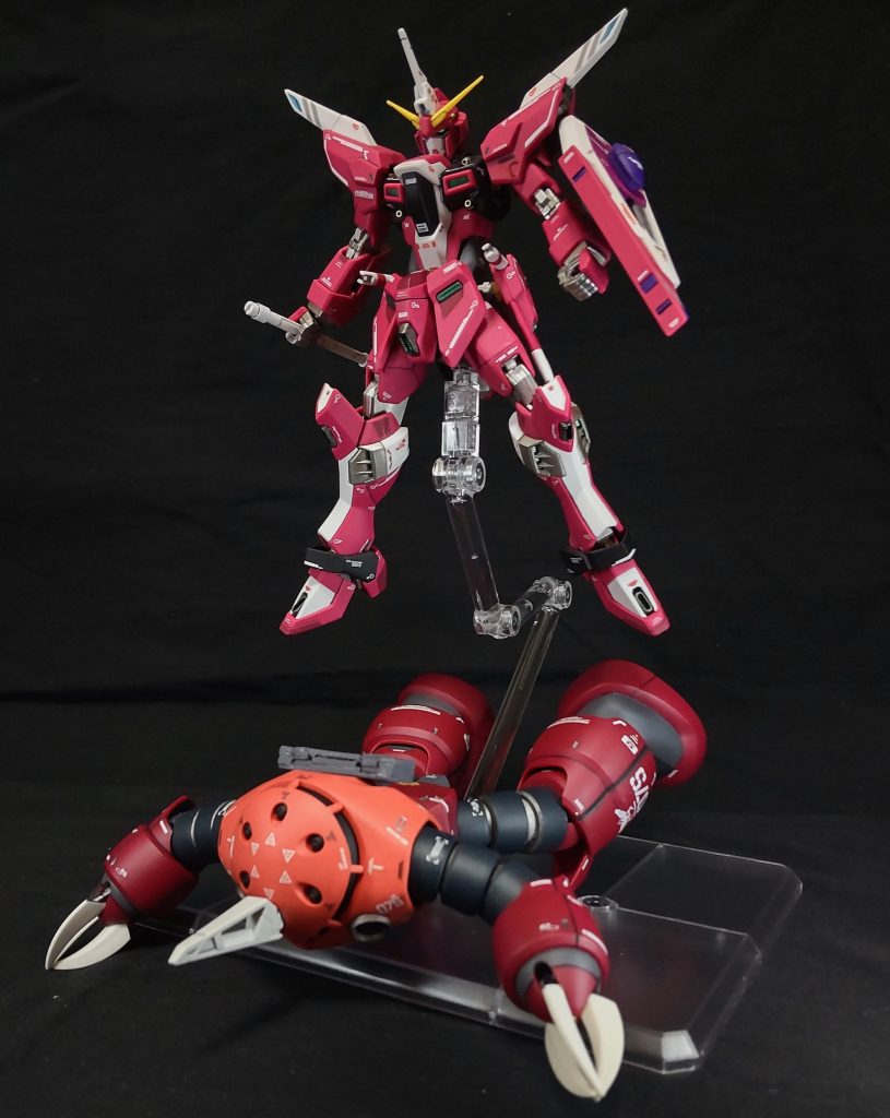 ズゴック爆発からの登場。なんちゃってズゴック再登場、さすがに爆発はさせられませんでした😁。