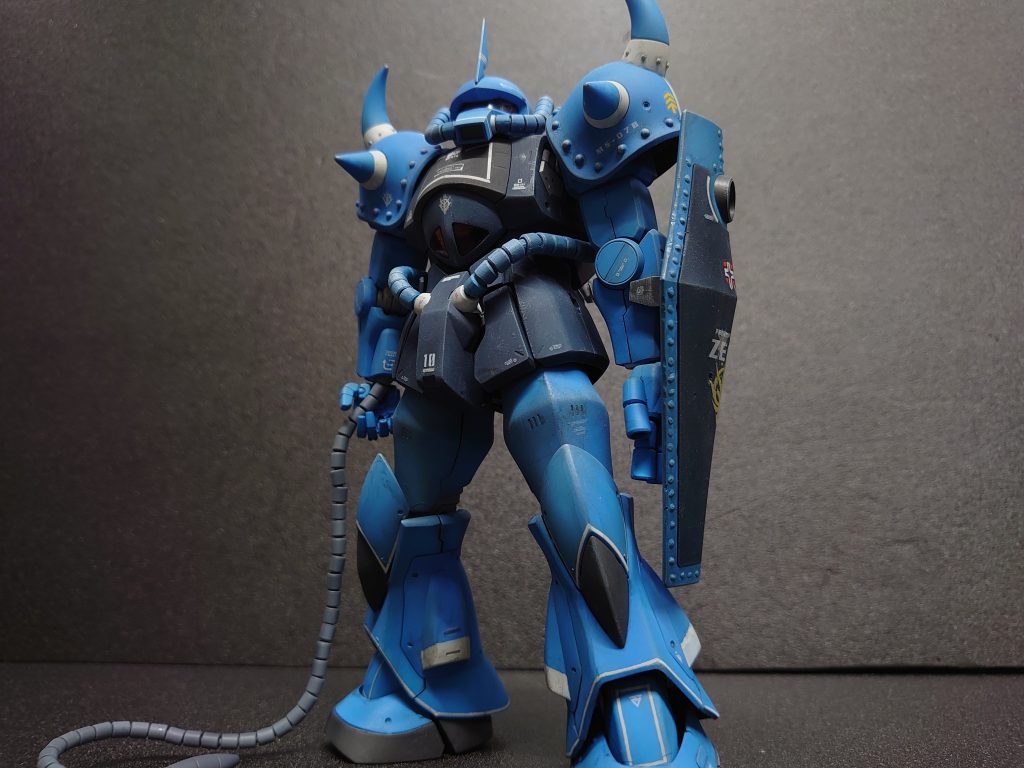 本体は基本塗装後、シタデルカラーを中心にウェザリングしました。