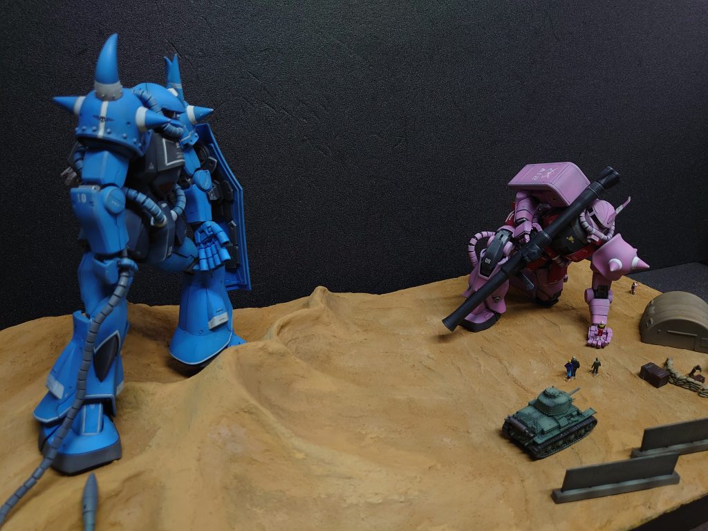 砂紋も再現しました（嫁さんが）