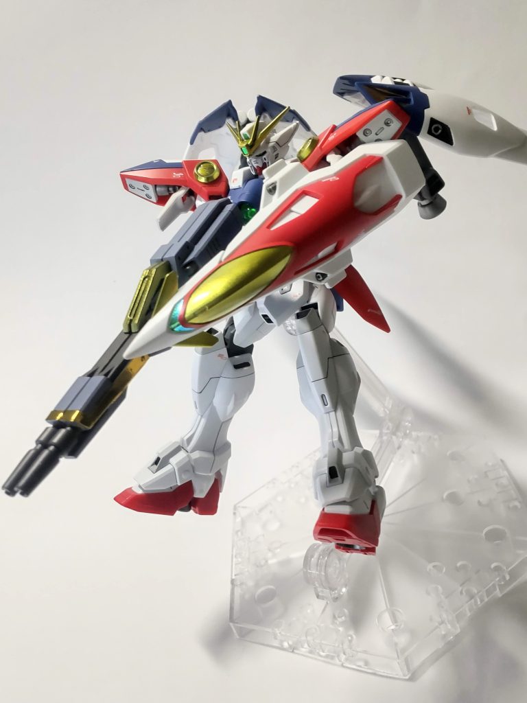 リーブラ撃ち。打って変わってヒイロですね、それはそう。ウイングの基部が動いてくれないのがなかなか不満。