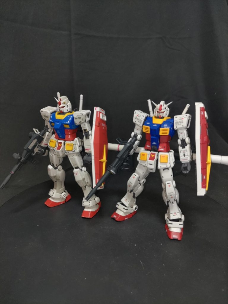 RGガンダムver1.0とツーショット