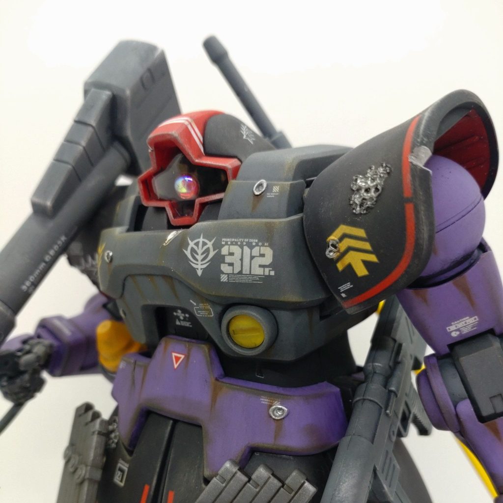 MG ドム（リニューアル版）成形色簡単仕上げ｜ネコスナさんのガンプラ作品｜GUNSTA（ガンスタ）