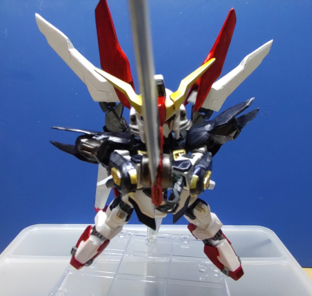 アクションいつものポーズ。