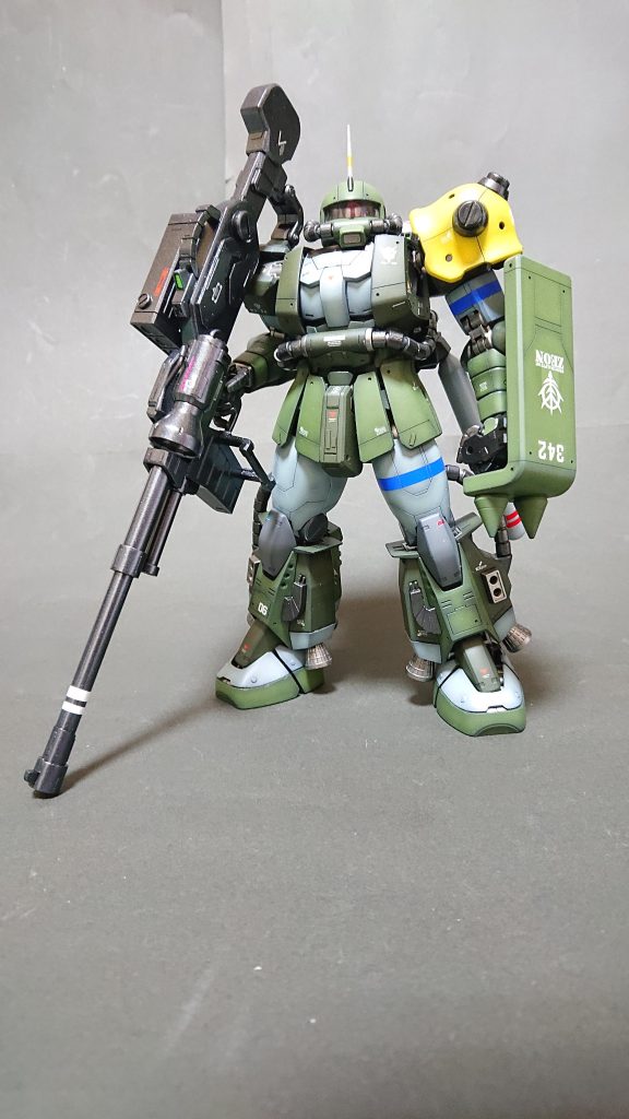 ビームキャノンはドイツ軍の戦車砲を参考に行き当たりばったりで制作。やっぱり長竿でしょ？って感じでw