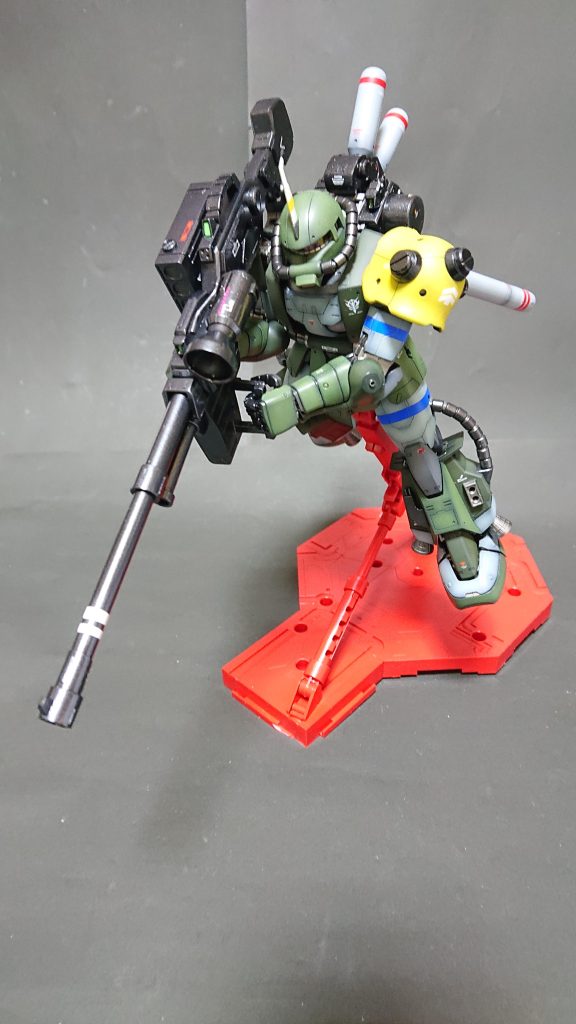 《MS-06R-1A改 高機動型ザク バルクホルン中尉機》MG高機動型ザクII–3枚目/制作者：のぴお