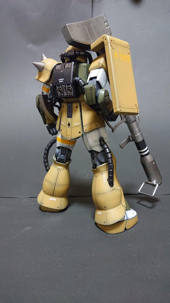 《MS-06J ザク2J型 アフリカ戦線仕様》MGザクⅡ ver.2–4枚目/制作者：のぴお