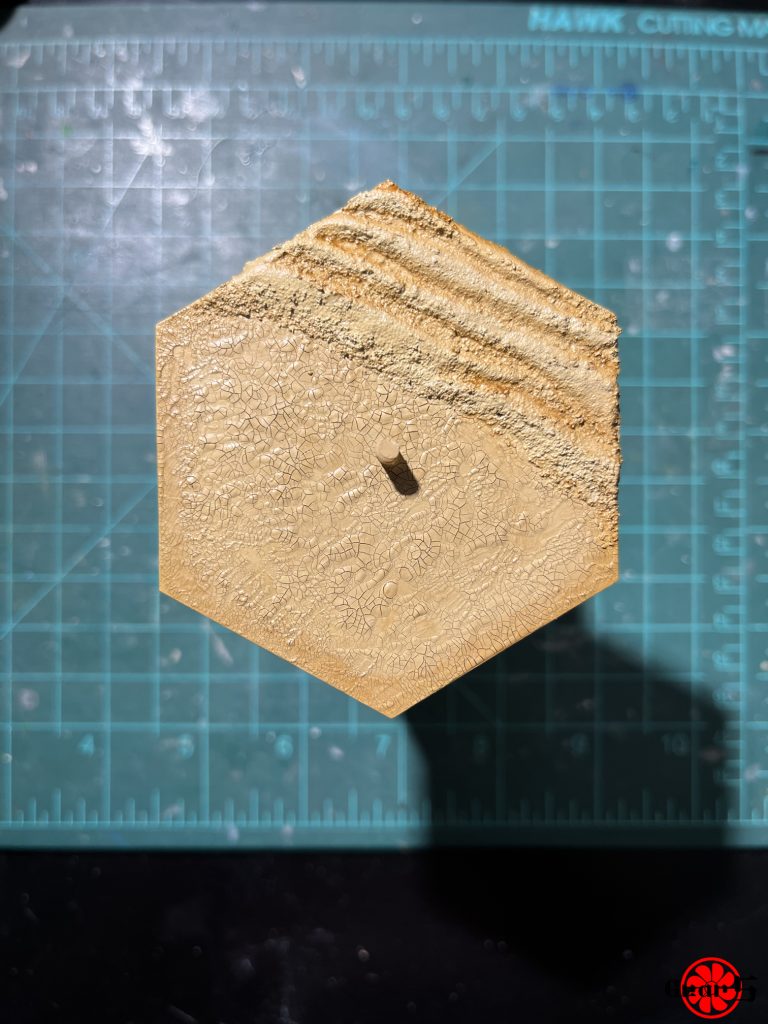 洗い終わると層が出てきました。その後、何度か洗いましたが、写真は撮りませんでした。