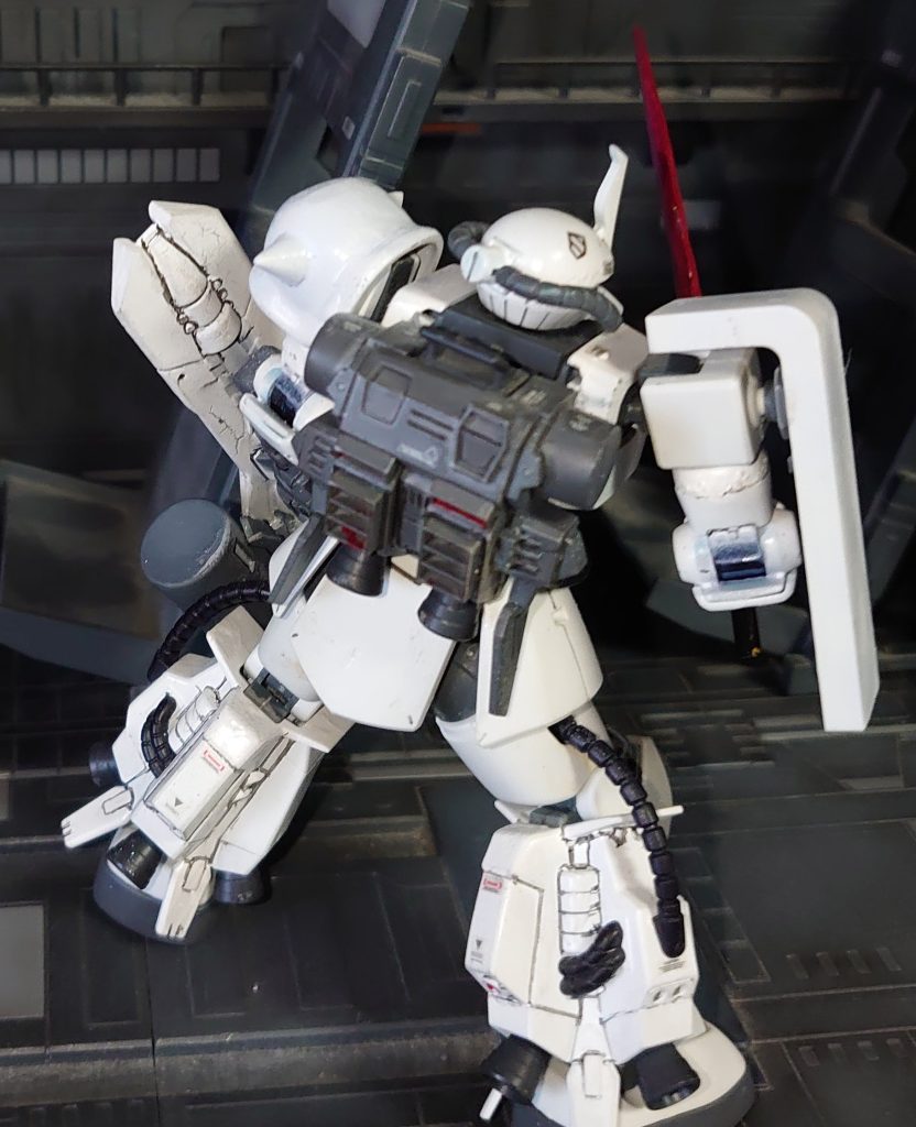 高機動グフカスタム（シン・マツナガ大尉用）–4枚目/制作者：アレス