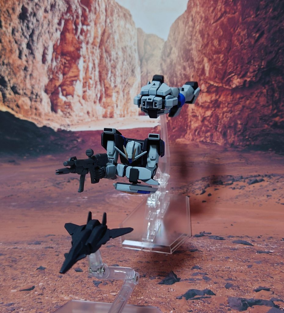 渓谷を進む、コアスプレンダー・チェストフライヤー・レッグフライヤー。