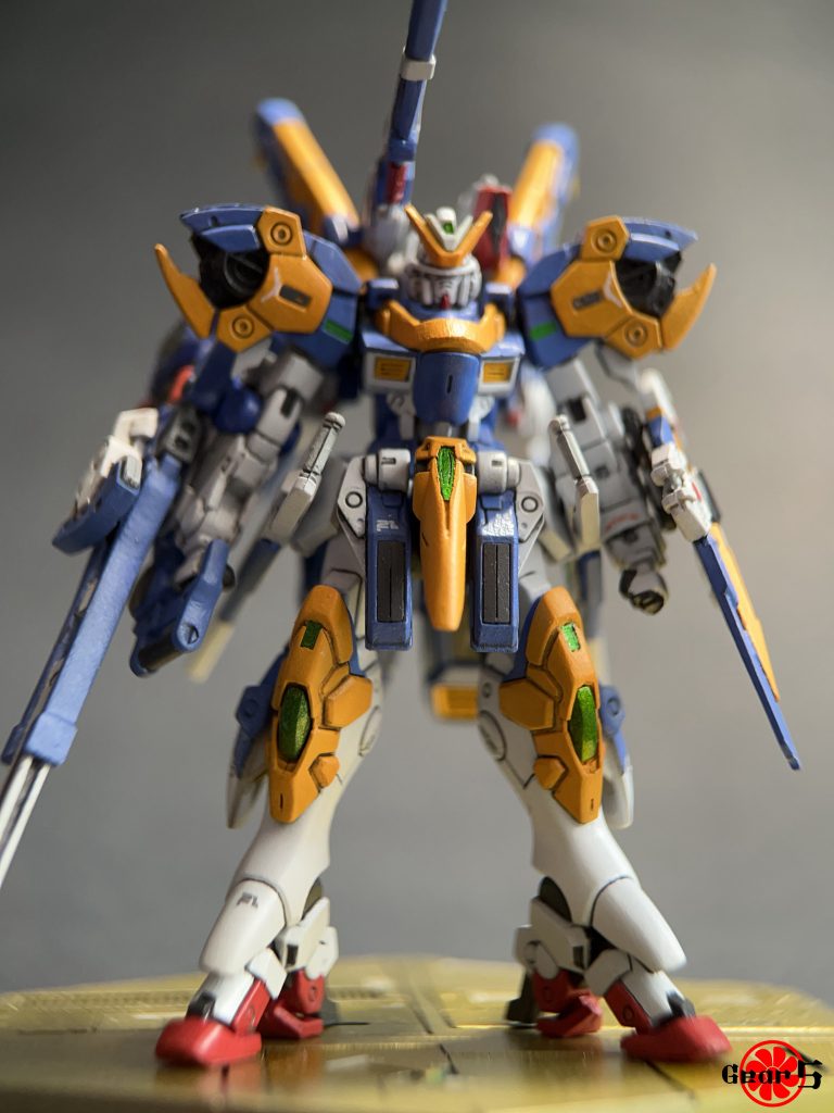 実は金色があまり好きではありません。台座のAngel Haloがすでに金色なので、本体の塗装には黄色を使用しました。