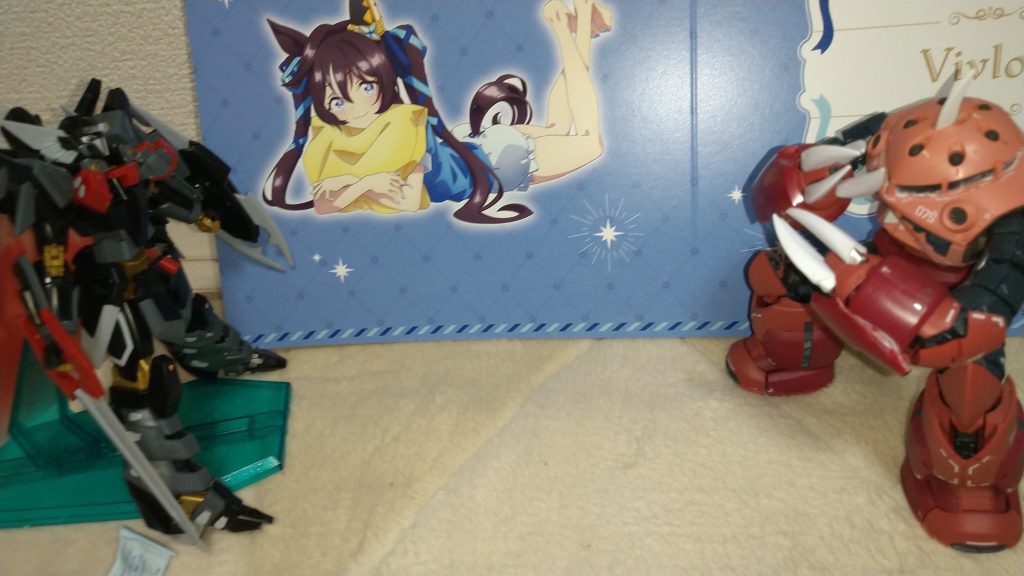 針が無いです(zaku-kao4)