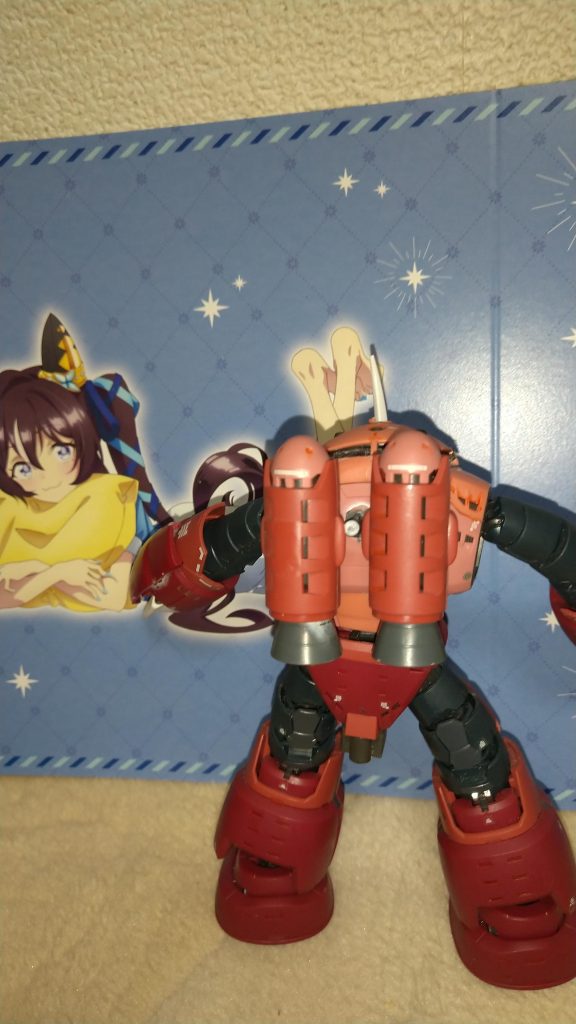 こちらは自分オリジナルのブースターユニットです(gandam-hand2)水中から宇宙空間まで問題なく使える仕様