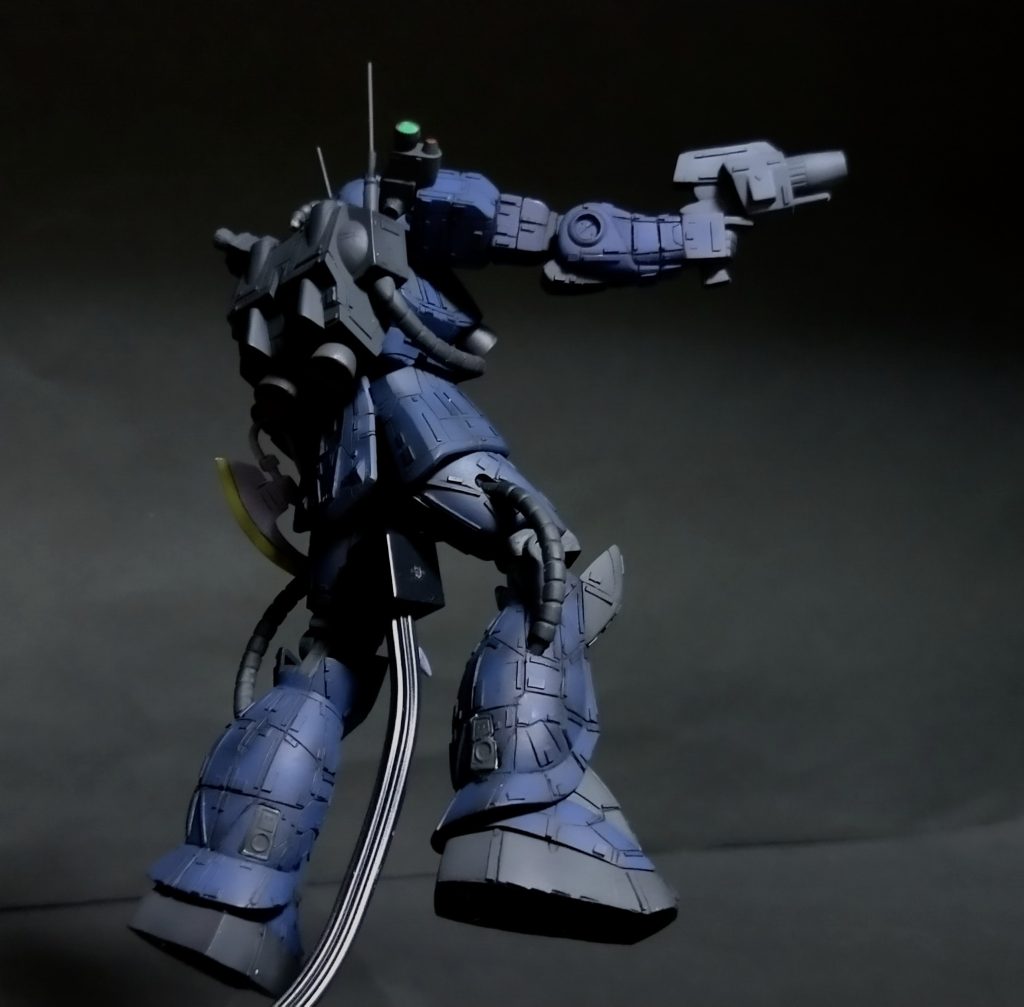 時間が無くてスジ彫りもプラ板貼りもかなり雑でしたが、絶妙な塗装で誤魔化せてます💦💦