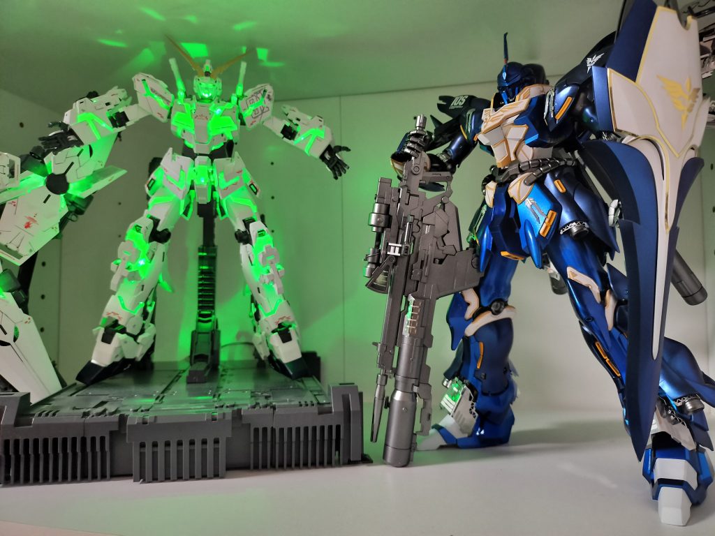 MGEXユニコーンさんとディスプレイしています。最後までご覧いただきありがとうございましたm(_ _)m