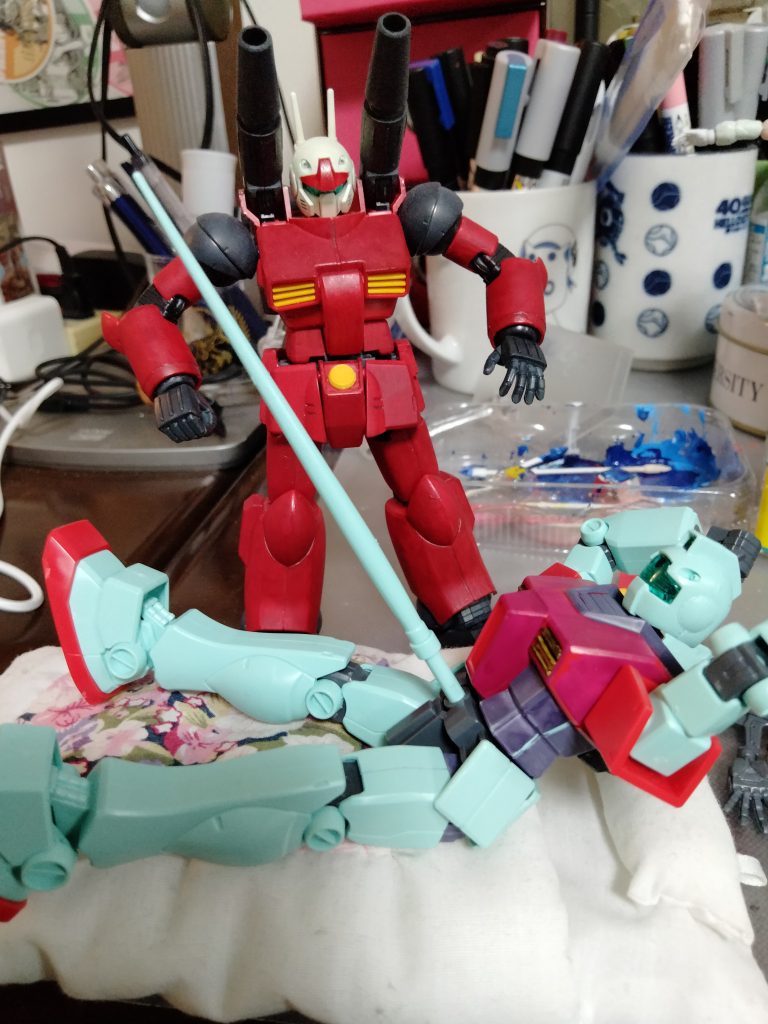 こんな朝勃ちしてたジム君がここまで強そうになったのはこれまでの残してたパーツのおかげ備えあれば憂い無し(・∀・)