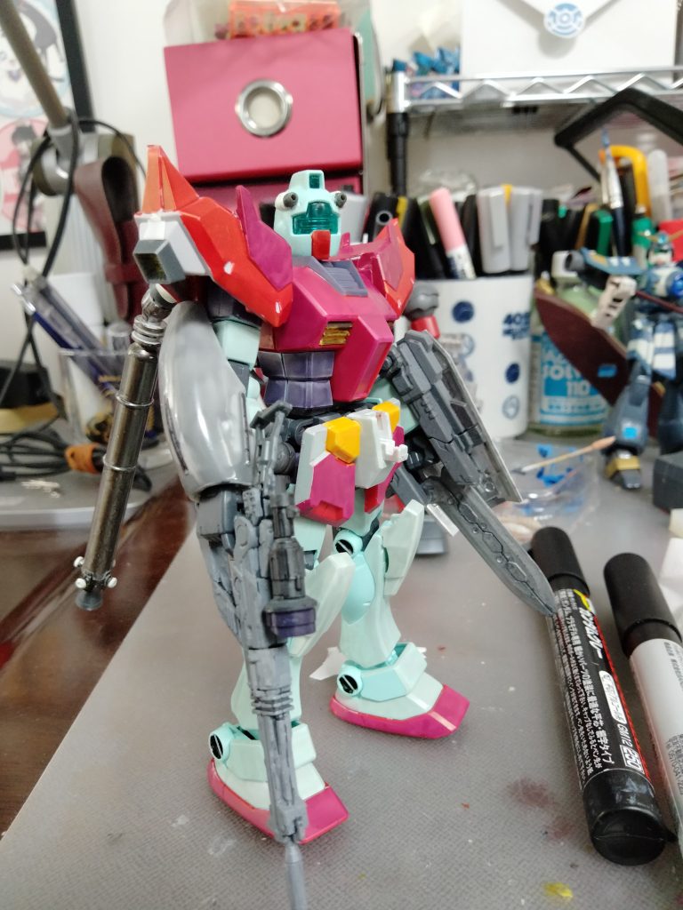 脚部、もう少し手を加えれば良かったかな?