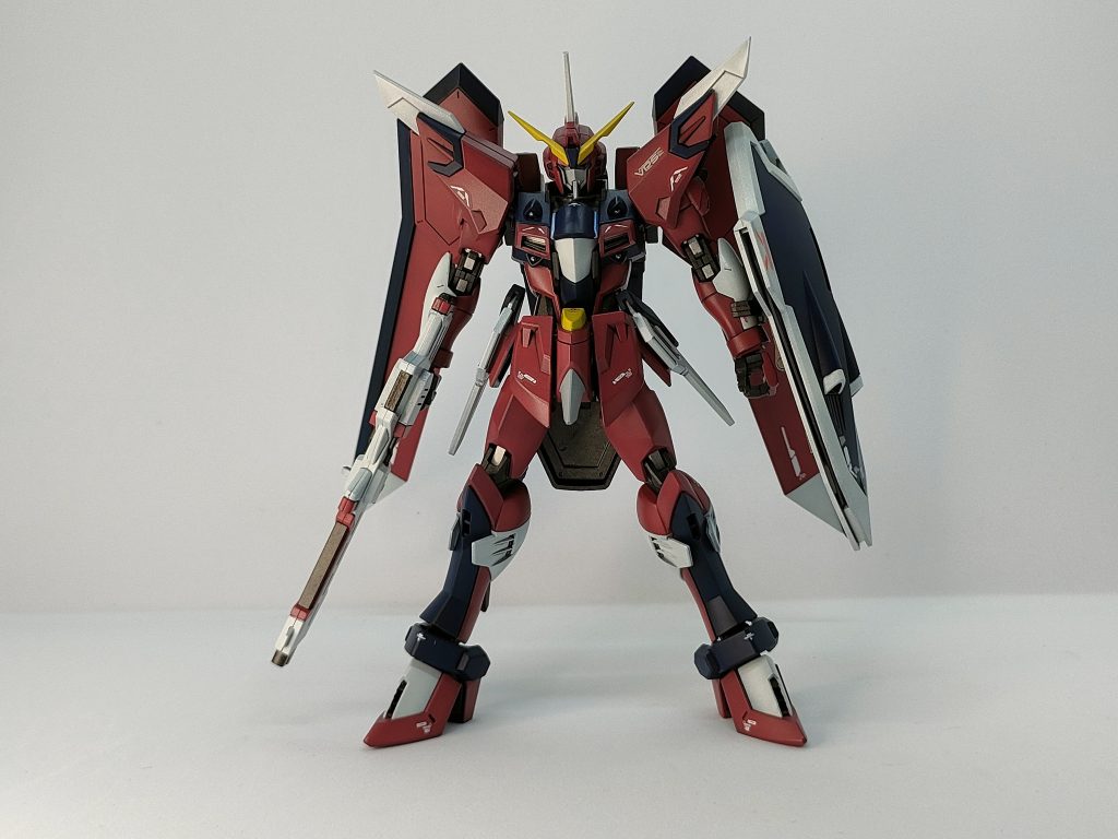 つや消し乾燥前に吹きすぎて半光沢っぽくなってるが結構好み(笑)