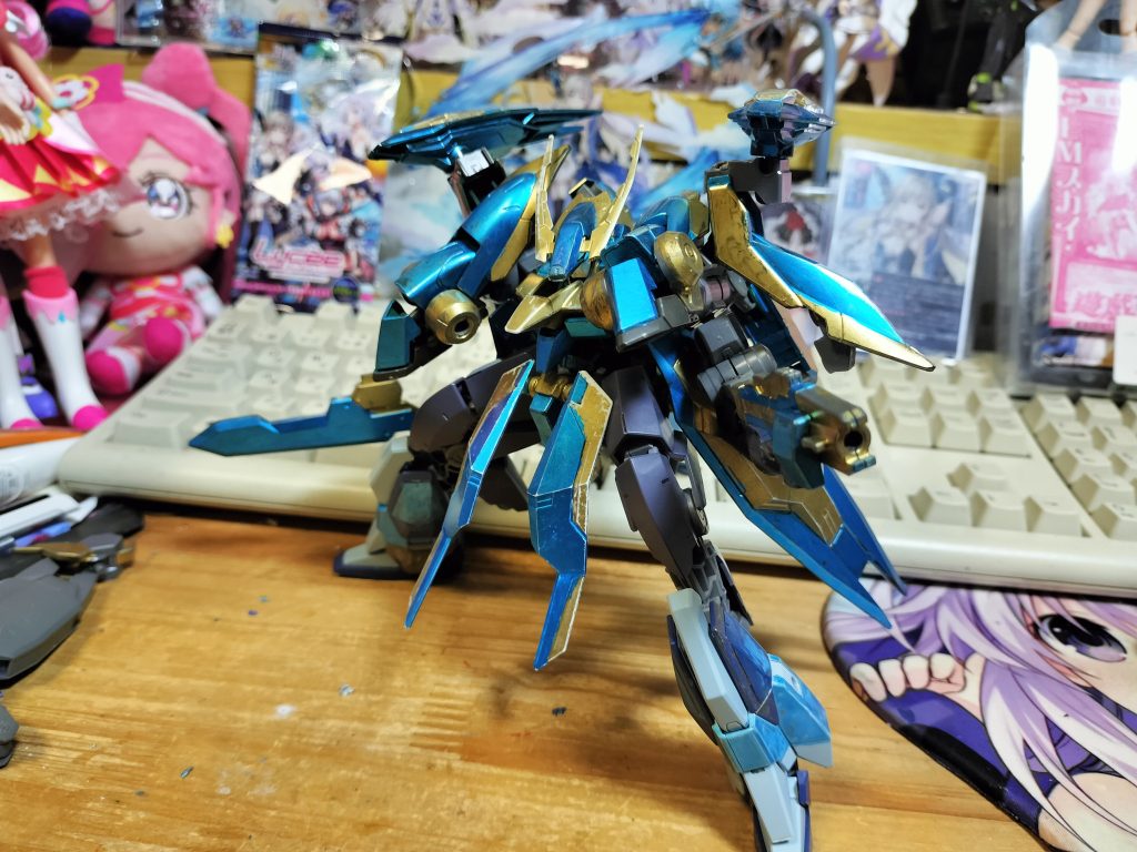 以上です まあこの画像はあえて塗装前のになります (;・∀・)まだ撮影してないけどレギオンアイスのフレームの塗装やパーツ追加などもしてます 撮影完了したらまたアップしまし