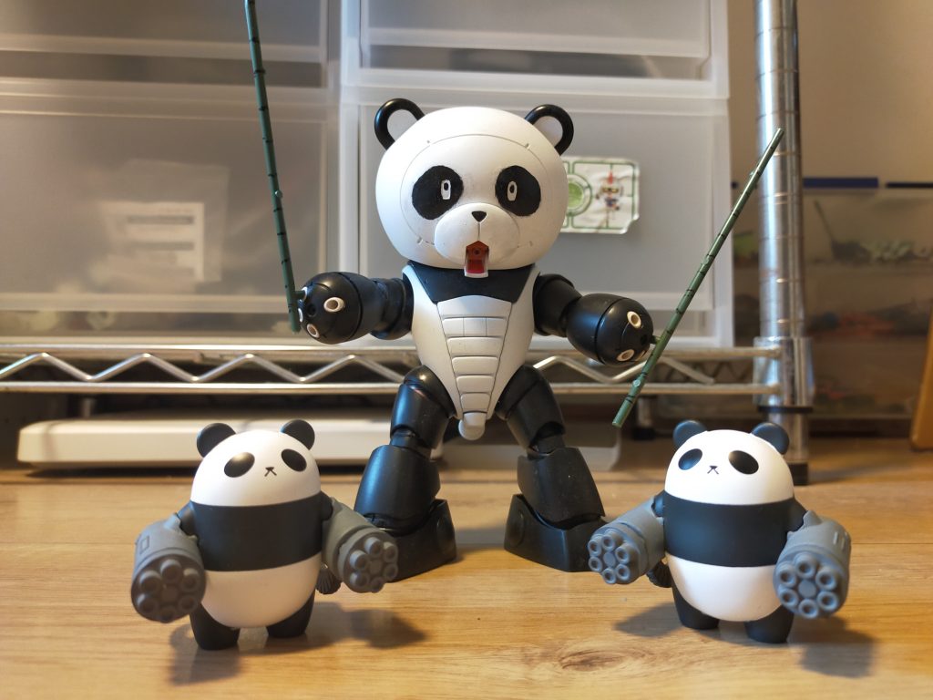 最後に機動物の🐼神様と！神々しい✨✨