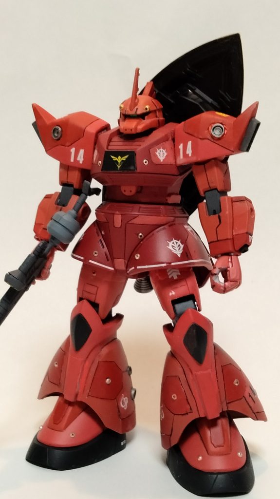 定番で、首0.5ミリ、胴体は上下で2.5ミリ、スカート1ミリ、腿1ミリ、足首1ミリ、延長しています。