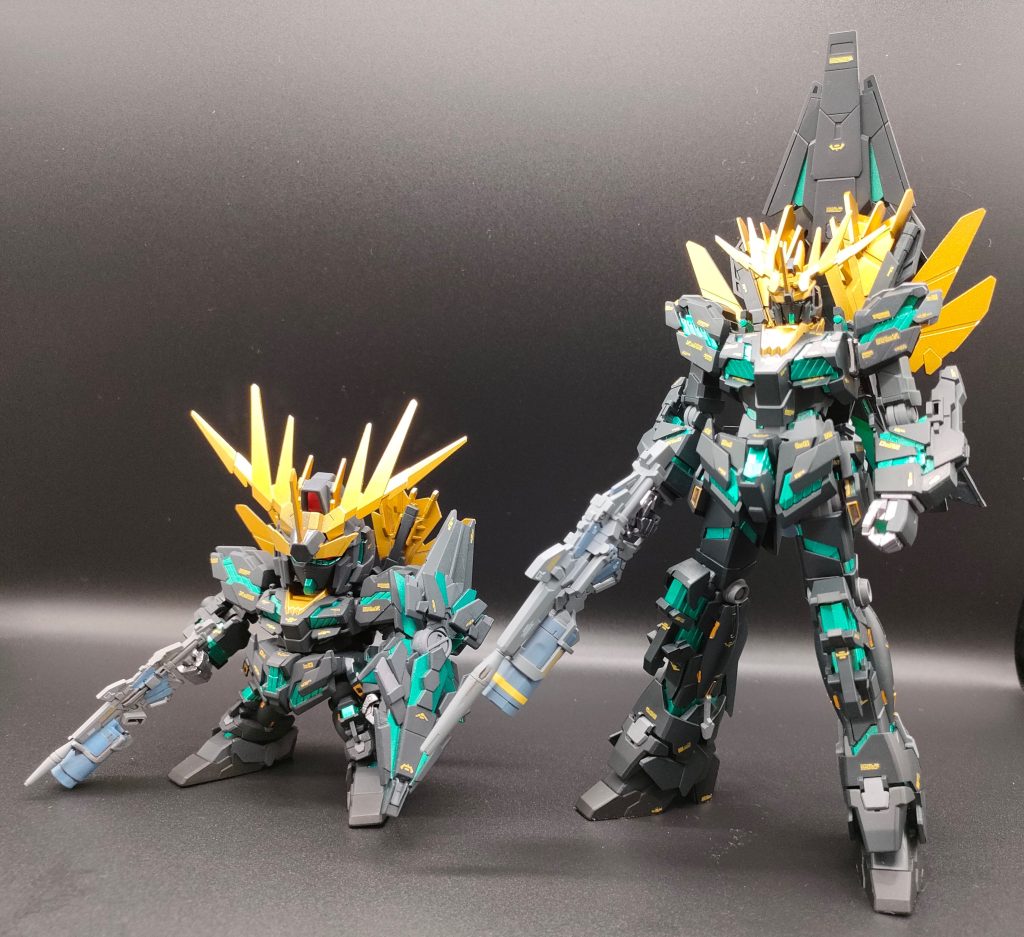 先週のHGUC版と記念写真