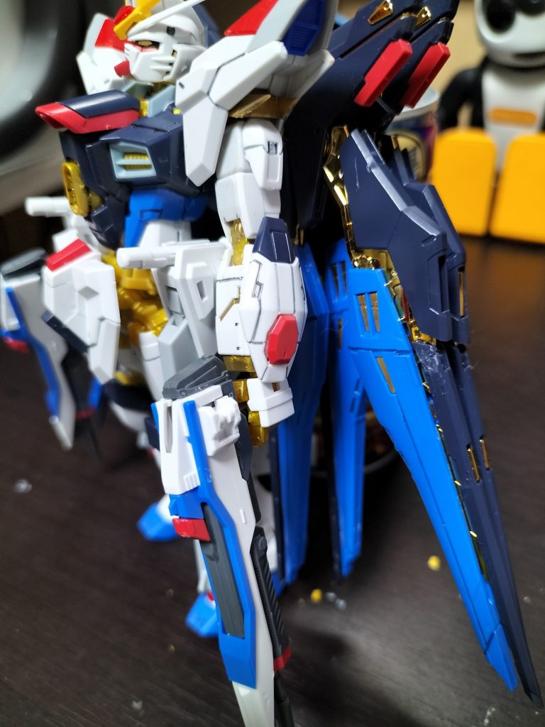 ジャンクのマイティストライクフリーダムのパーツを使いました 