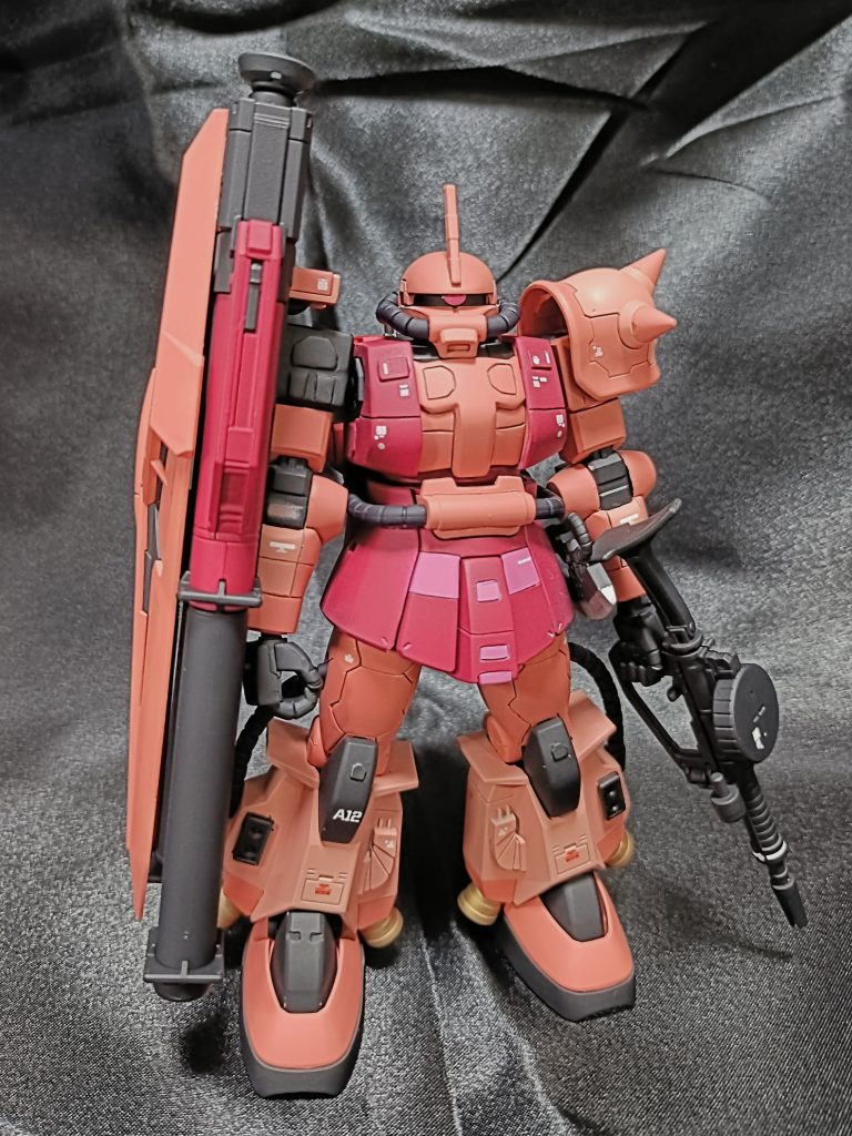 HG シャア専用高機動型ザクII ビルドリアル風