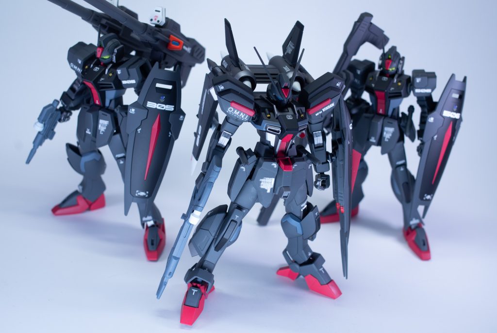 この2体の隊長機、ダークダガーカラーのウィンダムも作ったので次回紹介します。