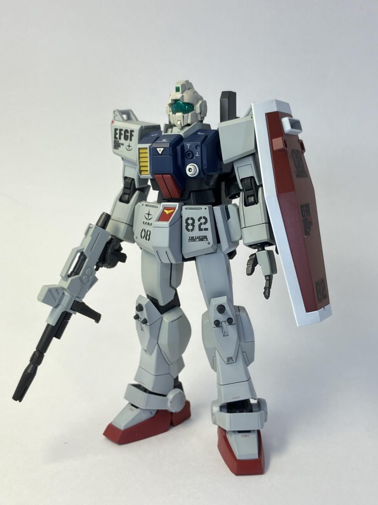 HGUCジムヘッド(ブルー1号機頭部改造)–2枚目/制作者：ぽちょむきん