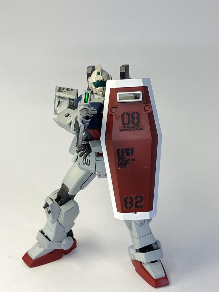 HGUCジムヘッド(ブルー1号機頭部改造)–3枚目/制作者：ぽちょむきん