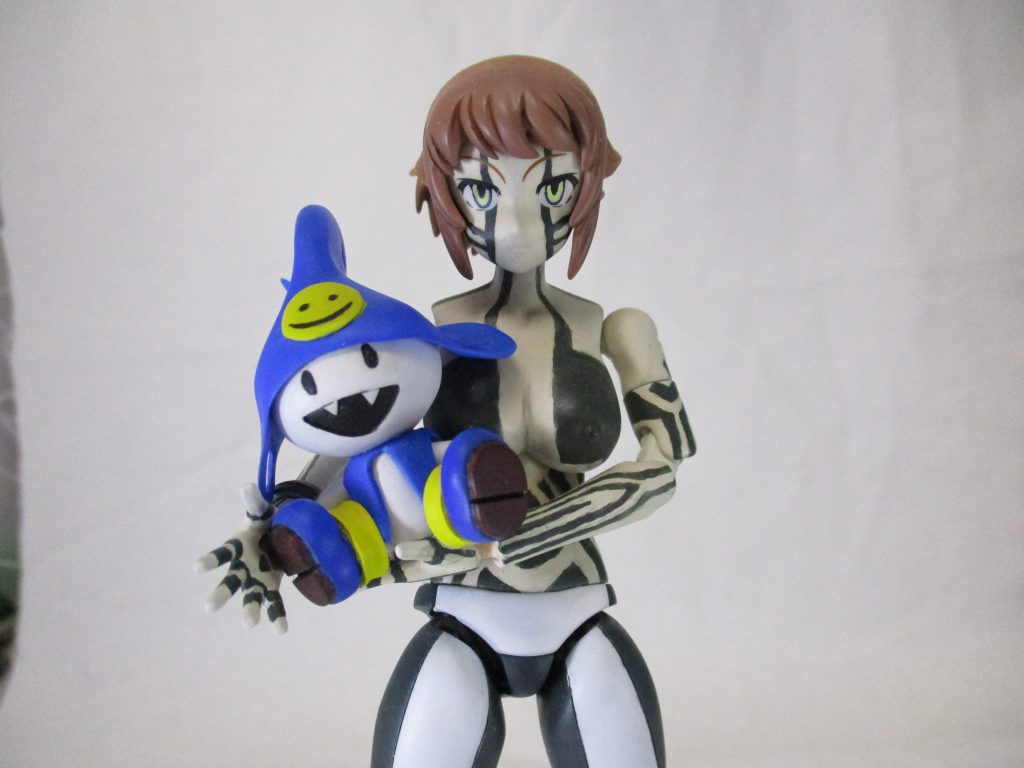 仲魔の妖精 プチフロストと付属のプチプチッガイもついでに改造。帽子とかはエポパテで、靴はプラ材から。